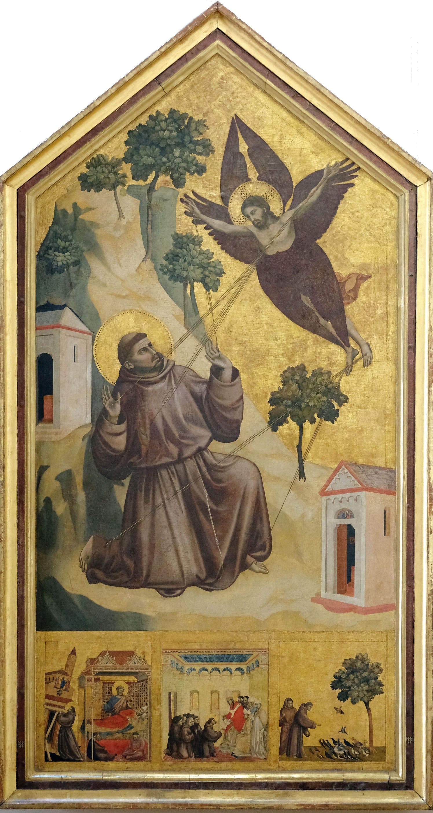 1348 5 Giotto Stimmate firmata Louvre