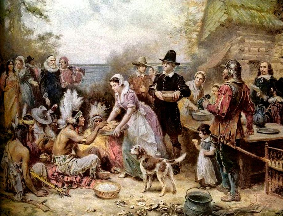 1353 8 The First Thanksgiving Jean Louis Gerome Ferris