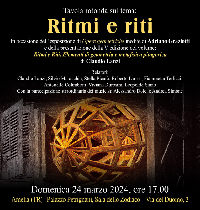1331 2024 03 24 Tavola rotonda per la V Edizione di Ritmi e Riti