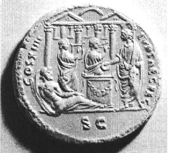 1383 4a Ilizie dupondio sacrificio di Domiziano 88 d C