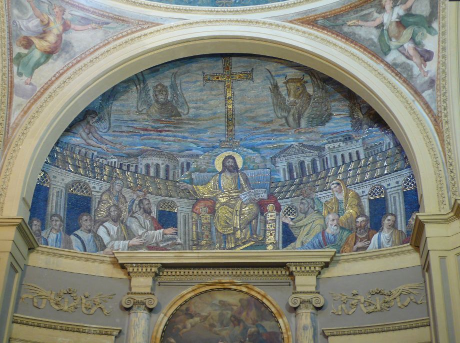 1395 4 Apsis mosaic Santa Pudenziana Rome W2
