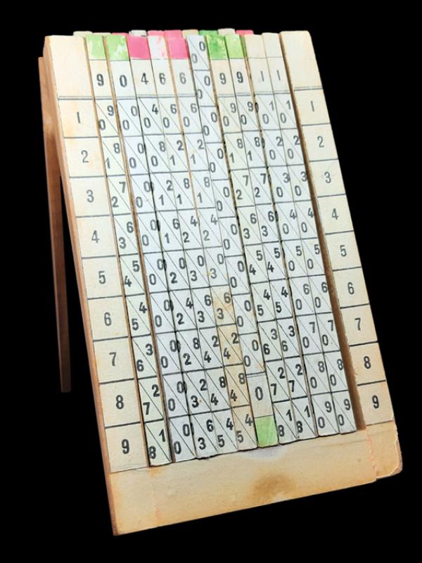 Wooden Arithmometer multiplier/ divider